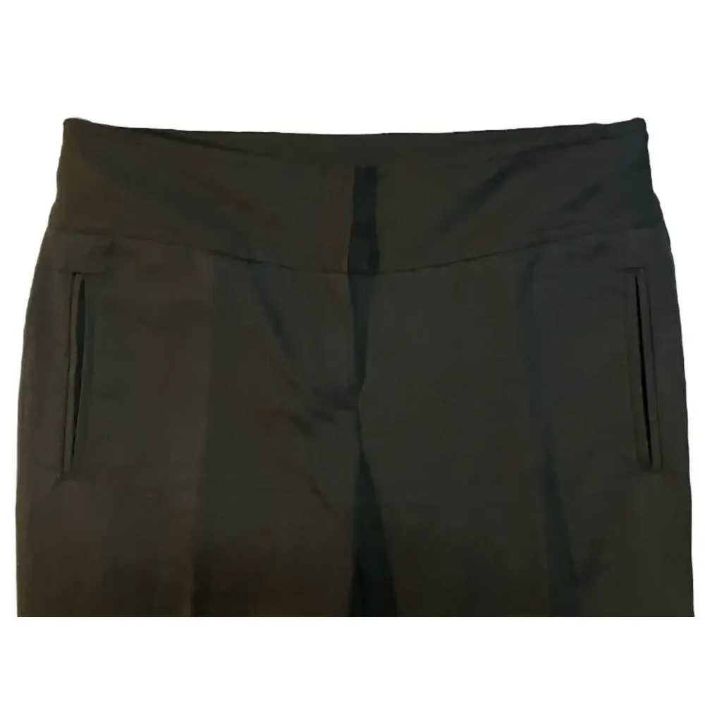 J. Crew Women's Black Cotton/Linen Favorite Fit Bootcut 32.5